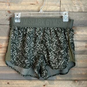 Gymshark camo shorts